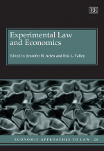 Experimental Law and Economics